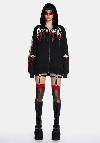 Heavy Metal Fan Oversized Hoodie