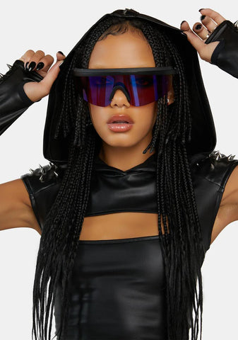 Amber Genesis Shield Sunglasses