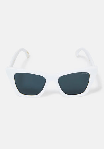 White Ashbury Cat-Eye Sunglasses