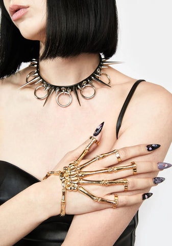 Skeleton Scare Rings Hand Jewelry
