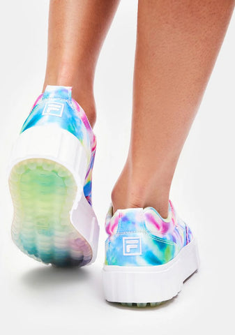 Sandblast Low Mottled Tie Dye Sneakers