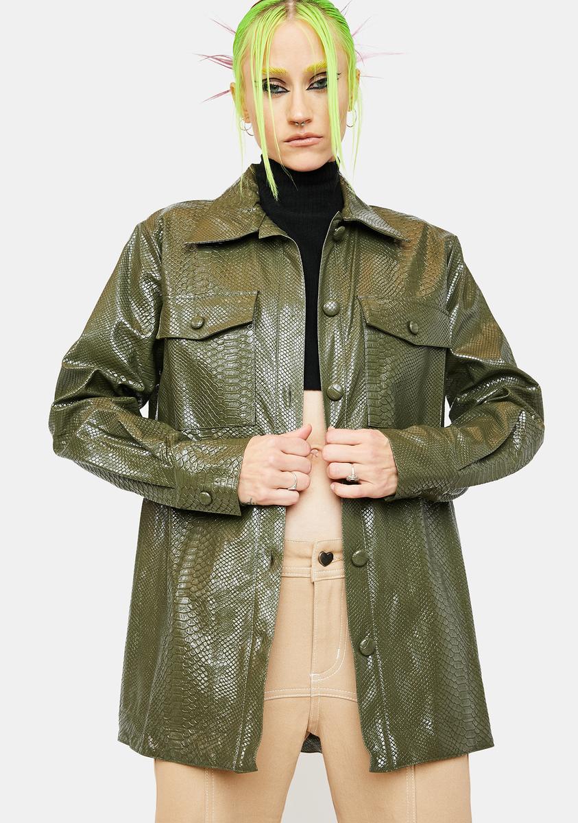 Devon Snake Print Jacket