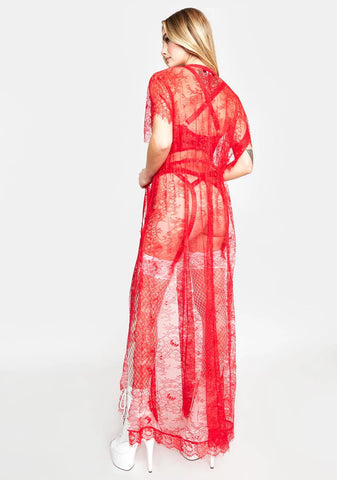In Your Eyes Lace Kimono