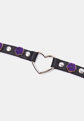 Love Like A Rose O-Ring Choker