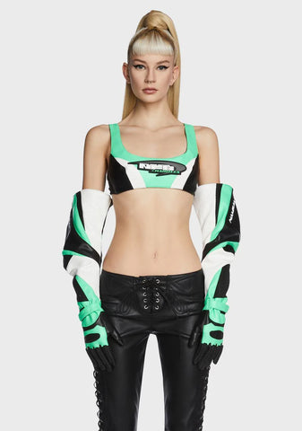 x NFS Moto Gloves - Green