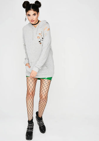 Rough Daze Distressed Hoodie