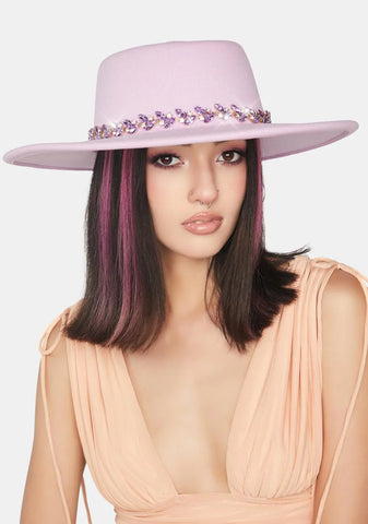 Never Too Glam Rhinestone Hat