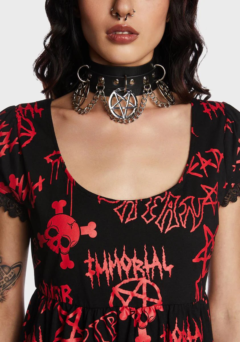 Measured Resistance Pentagram Choker