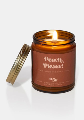 Peach, Please! Candle