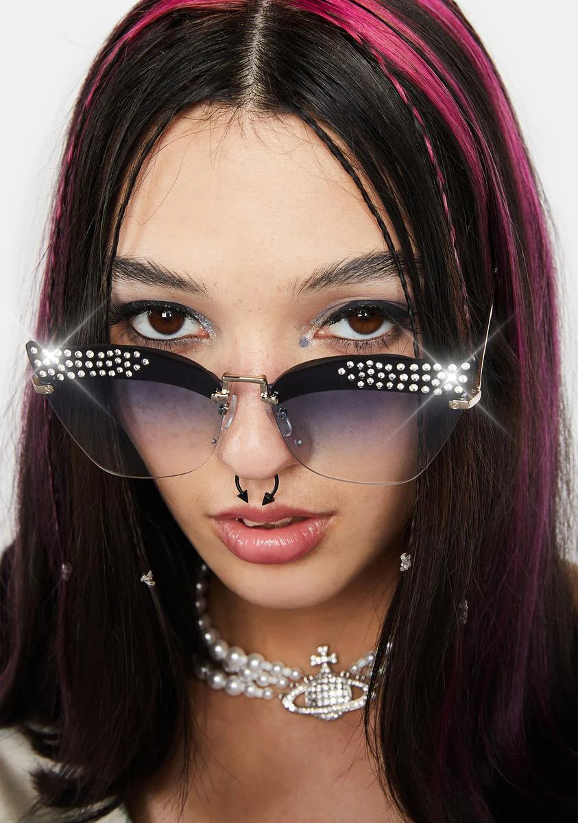 Berry Totally Blitzed Cat Eye Sunglasses