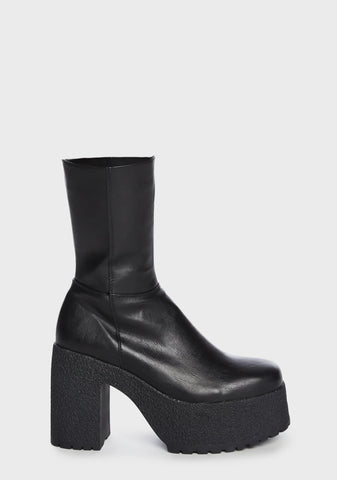 You Wish Chunky Platform Ankle Boots