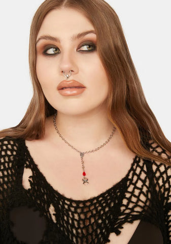 Maleficent Rosary Necklace