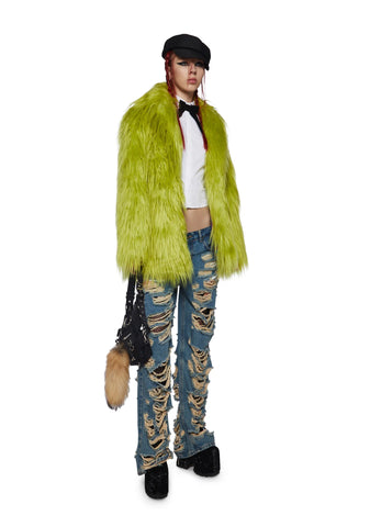 Toxic Spill Fuzzy Coat