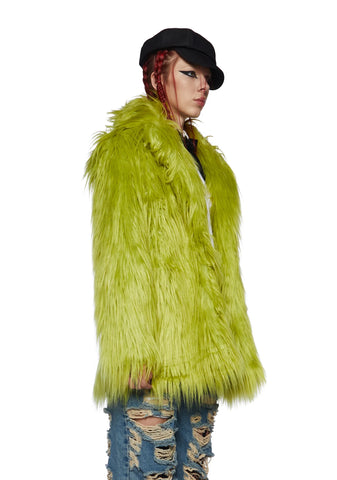 Toxic Spill Fuzzy Coat