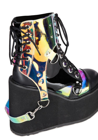 Swing-115 Platform Ankle Boots