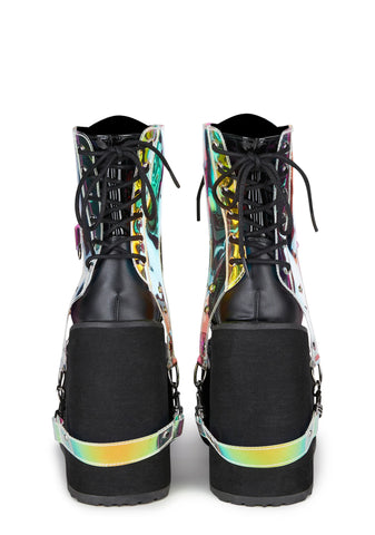 Swing-115 Platform Ankle Boots