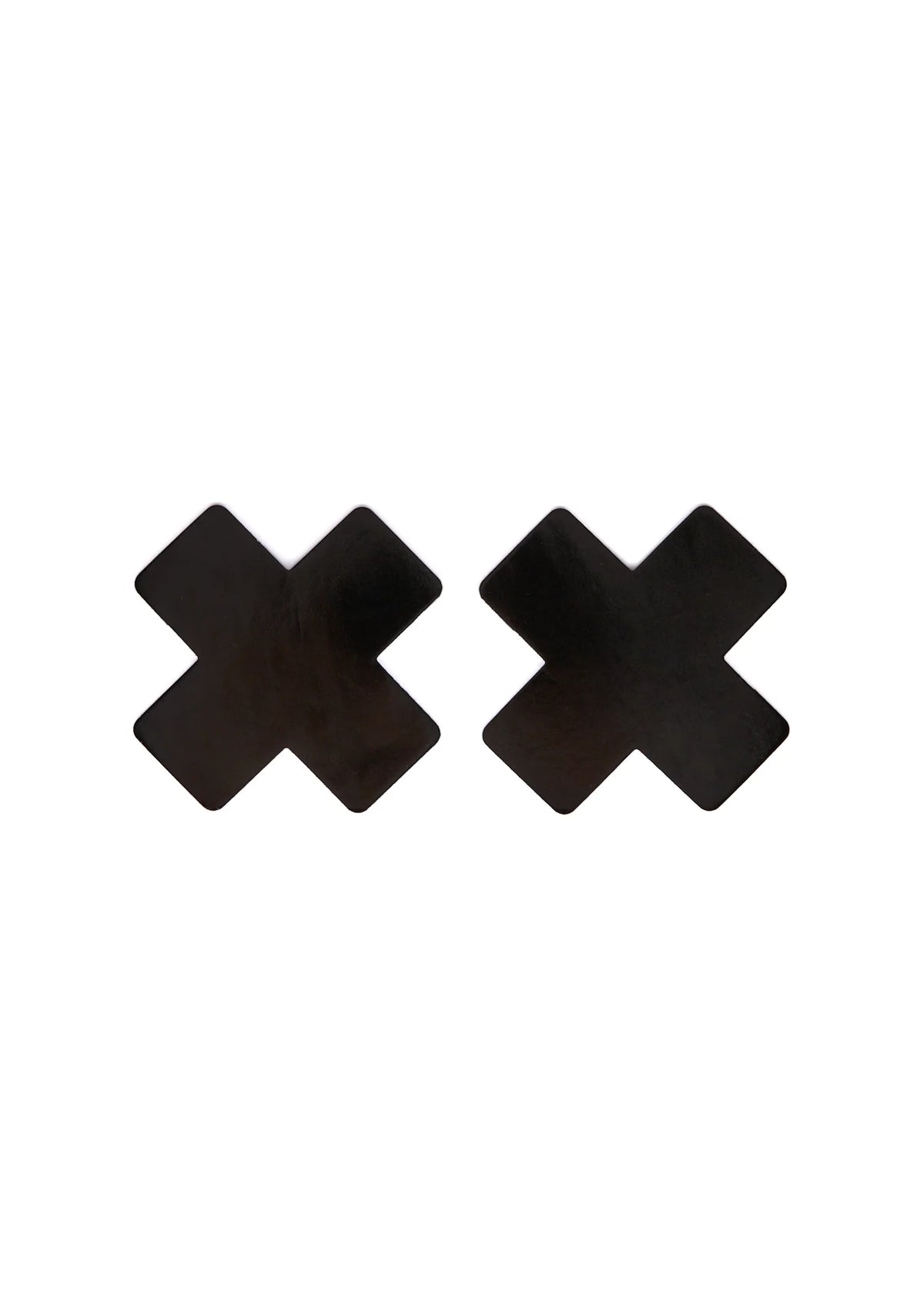 Dom Squad Black Wet Vinyl X Shape Pasties