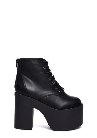 Tough Attitude Platform Boots