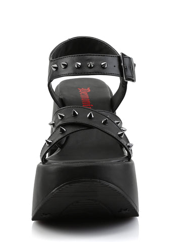 Dynamite-02 Platform Wedge Ankle Strap Sandals