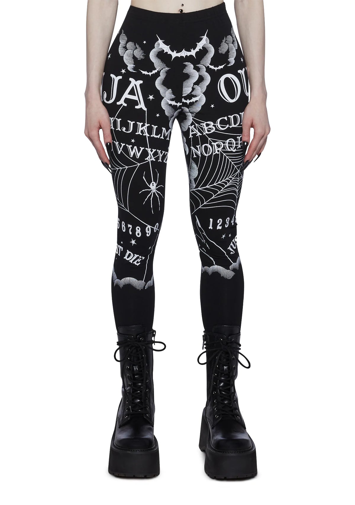 Calling All Spirits Ouija Leggings