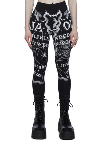 Calling All Spirits Ouija Leggings