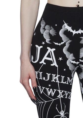 Calling All Spirits Ouija Leggings