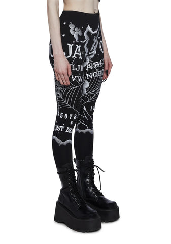 Calling All Spirits Ouija Leggings