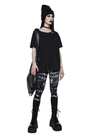 Calling All Spirits Ouija Leggings