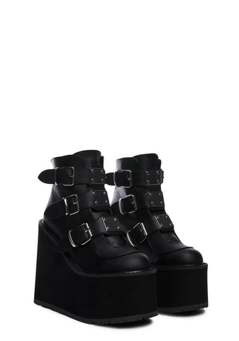 Swing-105 Platform Ankle Boots