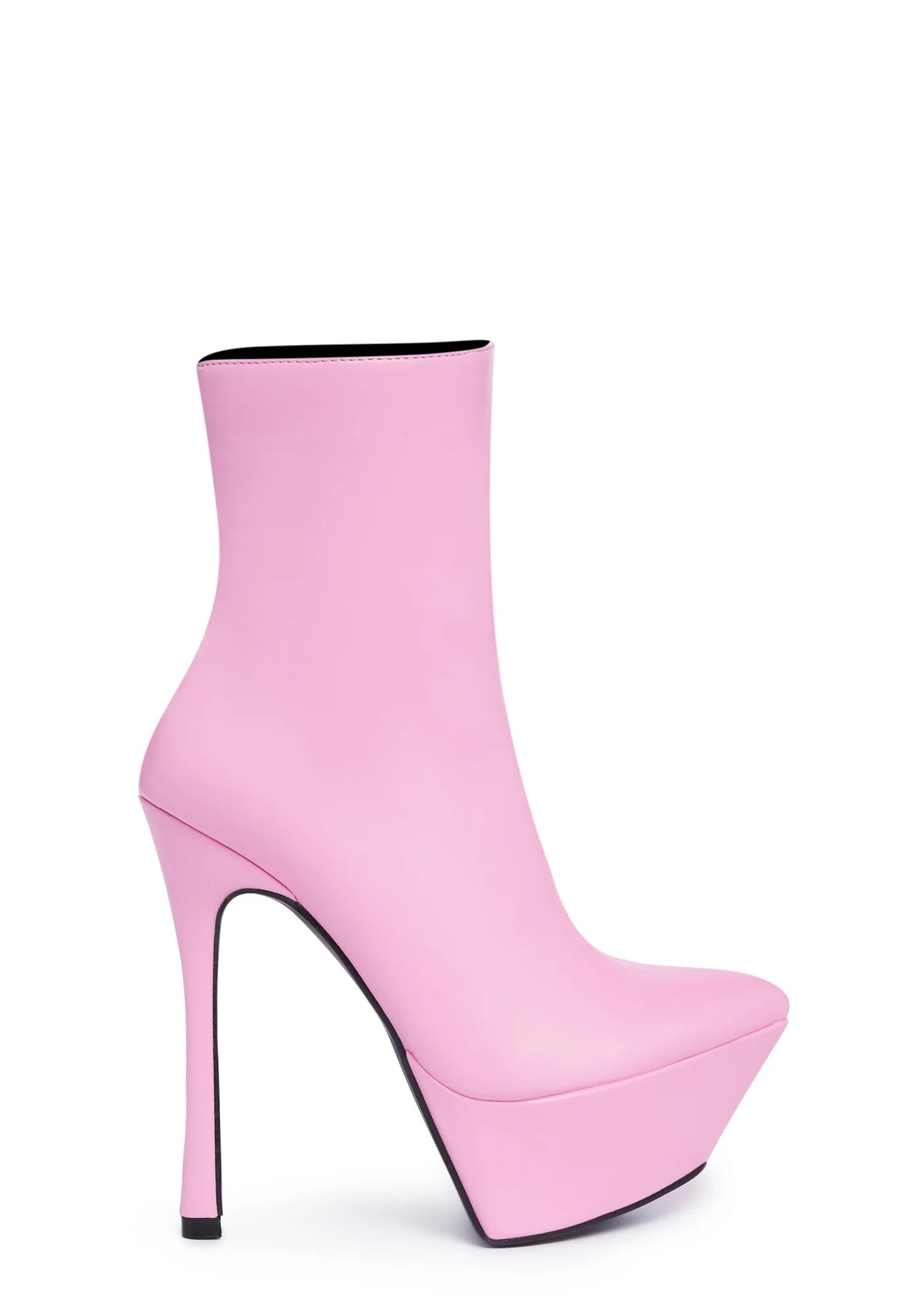 Taking Chances Ankle Boots - Pink