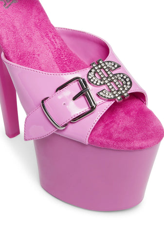 Spice $ Platform Heels - Fuchsia