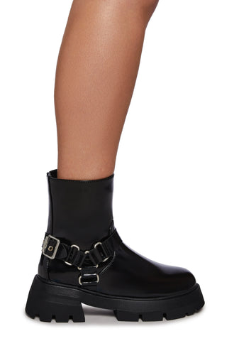 Wide Fit Blizzard Ankle Boots