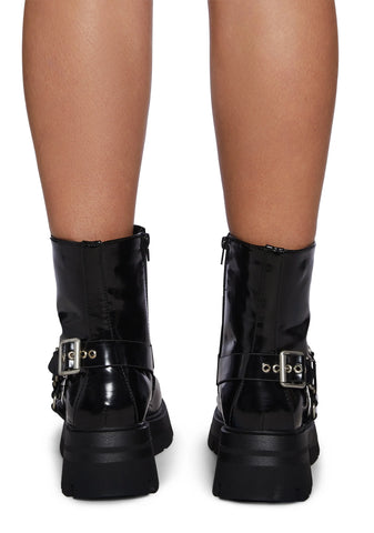 Wide Fit Blizzard Ankle Boots