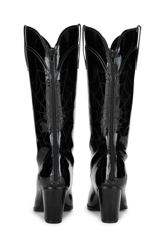 Space Cowgirl Web Cowboy Boots