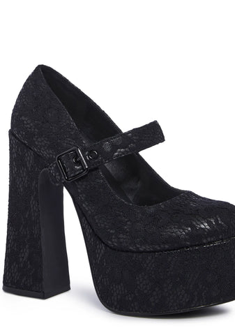 Stardust Mary Jane Heels - Web