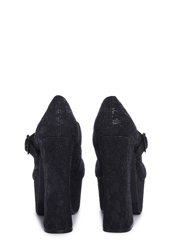 Stardust Mary Jane Heels - Web