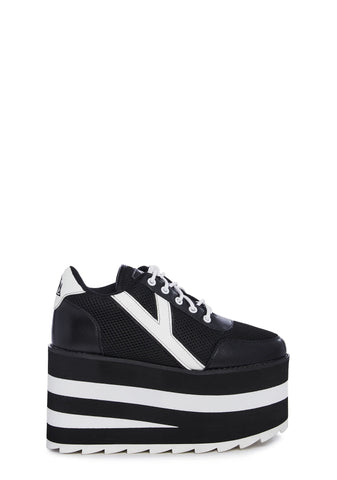 Karazii Platform Sneakers - Black