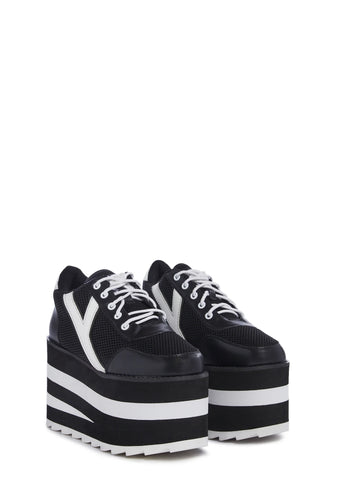Karazii Platform Sneakers - Black