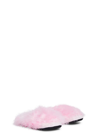 Boudoir Chic Marabou Slippers