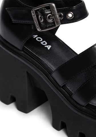 Upside Down Platform Sandals