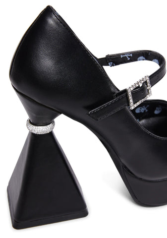 Dizzy Block Heels