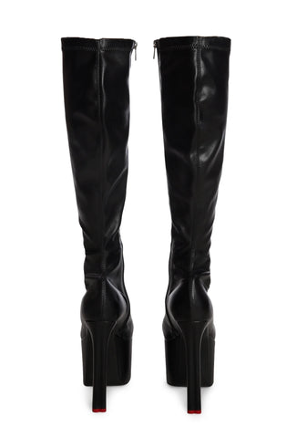 Rockstar Girlfriend Knee High Boots