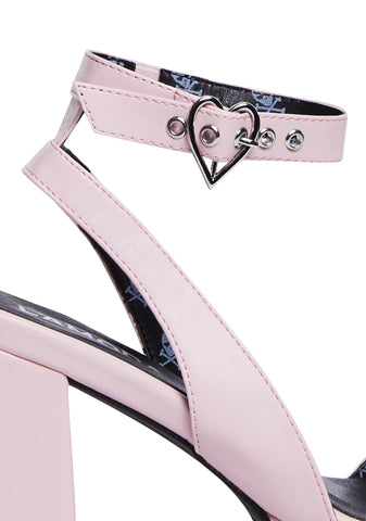 Chronic Love Platform Heels - Pink