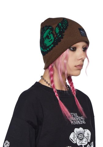 Cherub Skull Knit Beanie