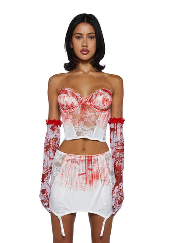 Scream Queen Long Gloves