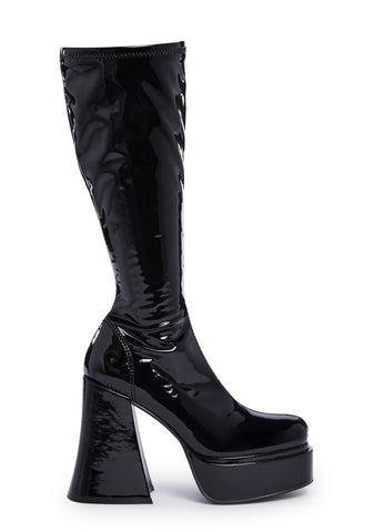 Spoken Spells Platform Boots