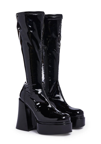 Spoken Spells Platform Boots