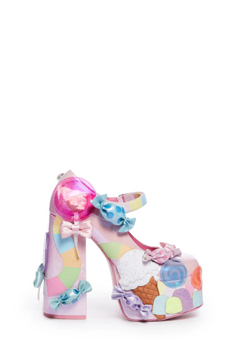 Gumdrop Pass Platform Mary Janes