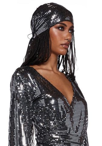Silver Disco Fever Costume Set