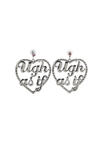 Earth To Cher Heart Earrings